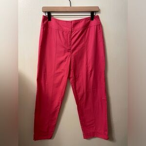 Susan Bristol, bright pink cotton pants size 10